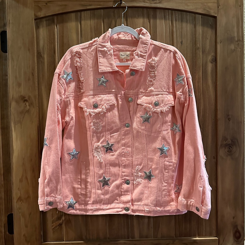Women’s Pink Sequin Star Jacket